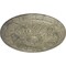 Ekena Millwork Vienna Ceiling Medallion (Fits Canopies up to 3 1/4"), 16 7/8"OD x 5/8"P, Castle Stone Crackle CM17VICSC - alternate 2